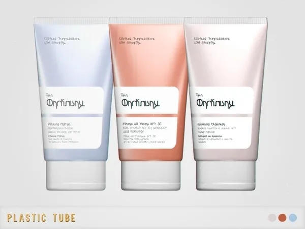 [pixelette] Skincare Plastic Tube - The Sims 4 Custom Content