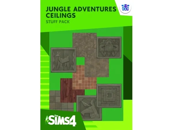 Maxis Match Jungle Adventures Ceilings by honeybunny - The Sims 4 Custom Content