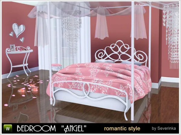 Romantic bedroom Angel - The Sims 3 Custom Content
