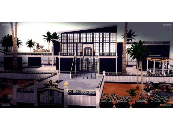 Alpha [Ks] 50 Followers Gift Château la Noire - The Sims 4 Custom Content