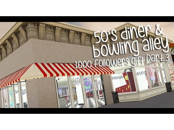 50's Diner - The Sims 3 Custom Content