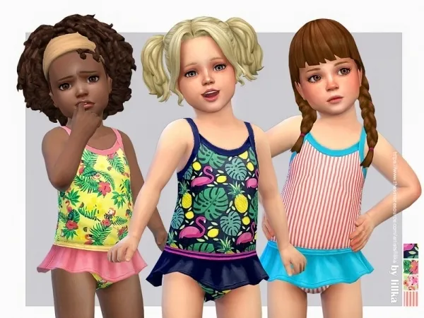 Maxis Match lillka's Toddler Swimsuit P10 - The Sims 4 Custom Content