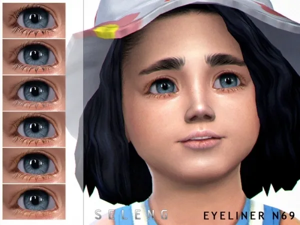 Alpha Seleng's Eyeliner N69 - The Sims 4 Custom Content