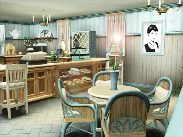 The French cafe - The Sims 3 Custom Content