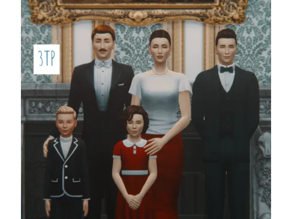 Alpha Royal Family Portrait Posepack by threethousandplumbobs - The Sims 4 Custom Content