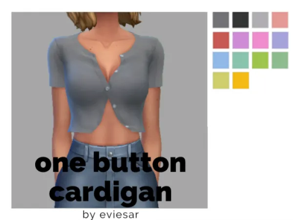 Maxis Match Hot Summer Outfit by eviesar - The Sims 4 Custom Content
