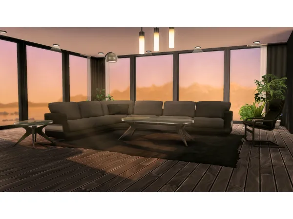 Maxis Match The Luxurious Sinking Device (functional modular sofa) by simsi45 - The Sims 4 Custom Content