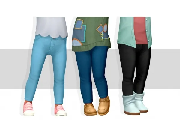 Maxis Match Tot Skinny Jeans - The Sims 4 Custom Content
