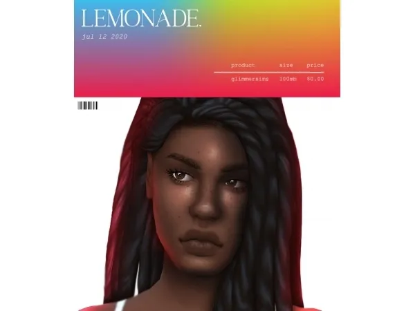 Maxis Match LEMONADE a skincare and makeup collection - The Sims 4 Custom Content