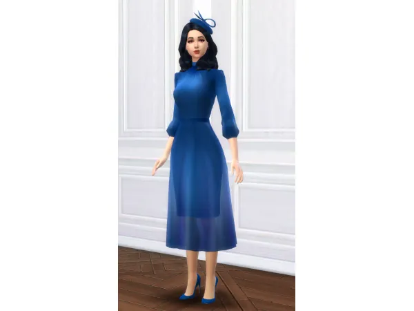 Maxis Match Greenwood dress and hat - The Sims 4 Custom Content