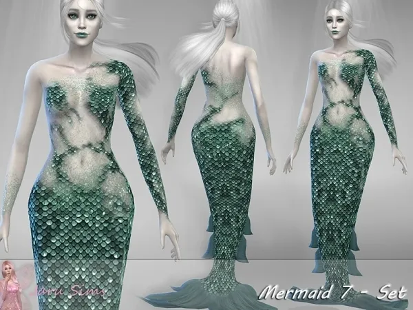 Alpha Jaru Sims' Mermaid 7 SET Island Living needed - The Sims 4 Custom Content