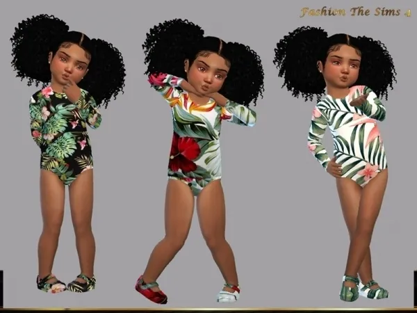 Alpha LYLLYAN's Bodysuit baby Lana - The Sims 4 Custom Content