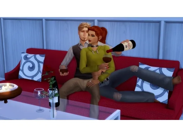 Alpha Its Wine OClock The Accessories jones by quiddity - The Sims 4 Custom Content