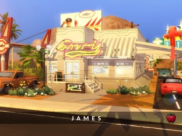 Alpha melapples' James diner no - The Sims 4 Custom Content