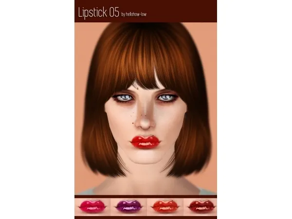 HH Hlipstick 05 - The Sims 3 Custom Content