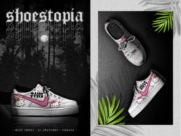 Alpha shoestopia hlkt shoes - The Sims 4 Custom Content