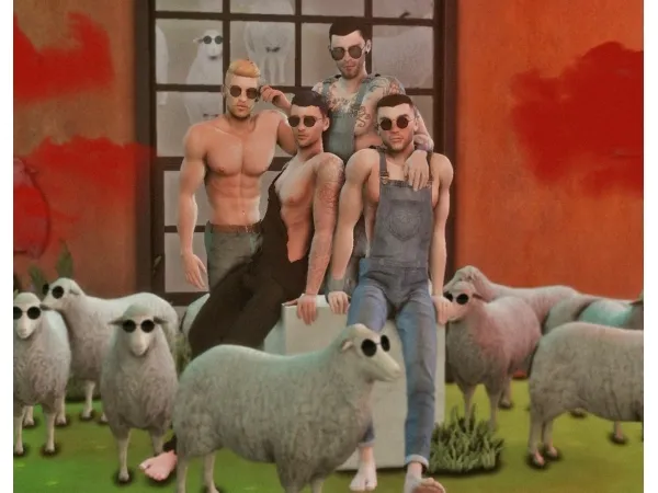 Alpha Greek Gods Posepack - The Sims 4 Custom Content