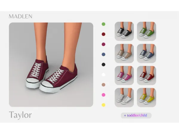 Maxis Match Madlen Taylor Sneakers - The Sims 4 Custom Content