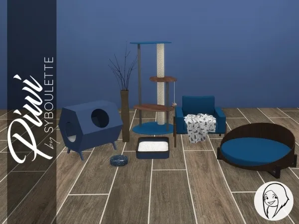 Alpha Syboubou's Piwi Set REQUIRES CATS AND DOGS - The Sims 4 Custom Content