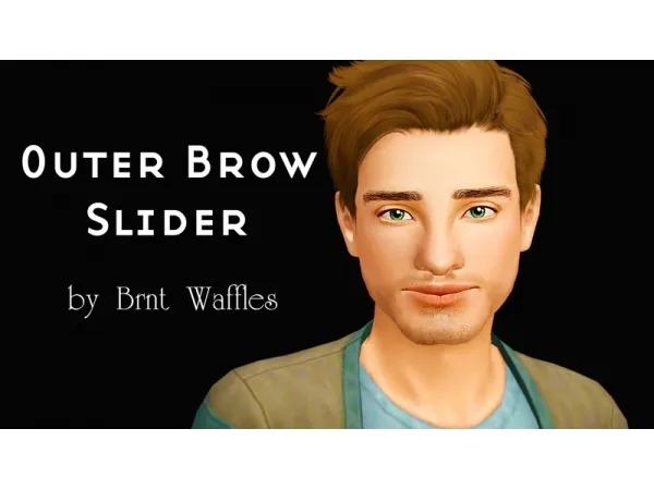 Outer Brow Slider - The Sims 3 Custom Content