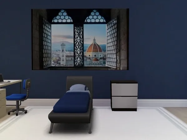 Alpha twosister42's World View Window Decals CatsDogs Required - The Sims 4 Custom Content