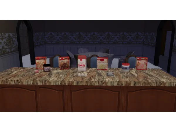 Alpha Grocery Baking Ingredient Items PART ONE by Laurenbell2016 - The Sims 4 Custom Content