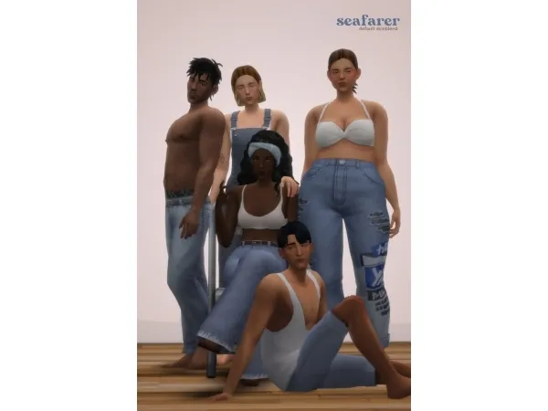 Maxis Match seafarer (default skinblend) - The Sims 4 Custom Content