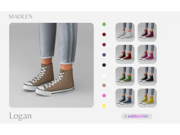 Maxis Match Madlen Logan Sneakers - The Sims 4 Custom Content