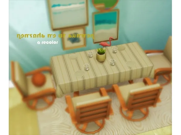 Maxis Match reminds me of summer recolor - The Sims 4 Custom Content