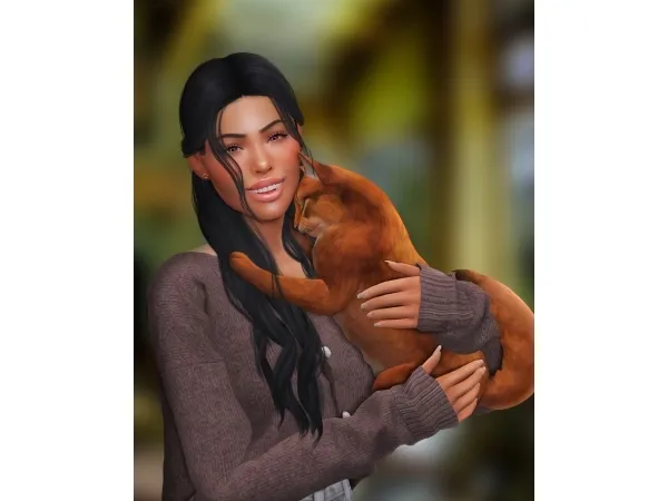 Alpha Posing with a Cat Pose Pack - The Sims 4 Custom Content