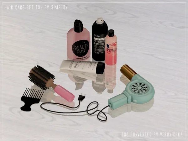 Hair Care Set by nikaonishko - The Sims 2 Custom Content