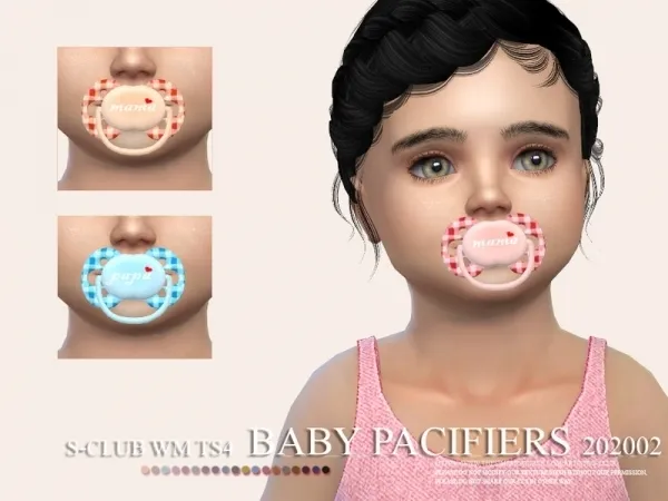 Maxis Match S Club WM Baby Pacifiers 202002 - The Sims 4 Custom Content