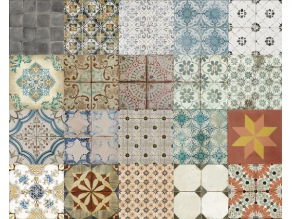 Alpha Rustic tiles for that old or country look - The Sims 4 Custom Content