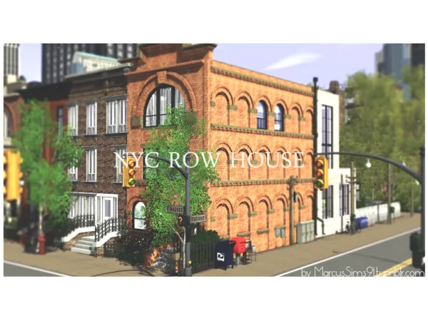 NYC Row House - The Sims 3 Custom Content