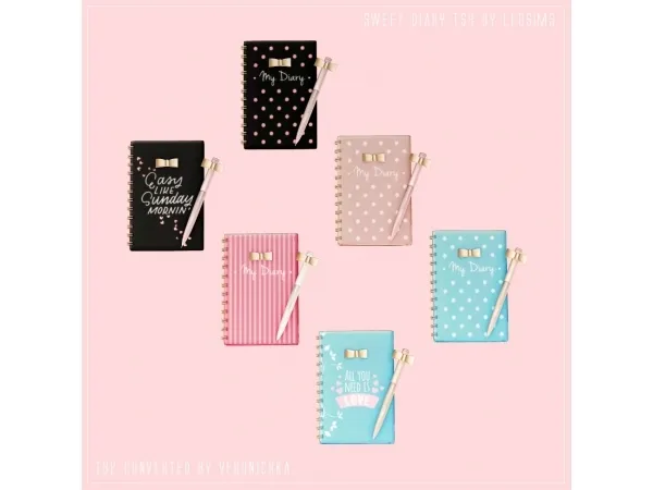 Sweet Diary by nikaonishko - The Sims 2 Custom Content
