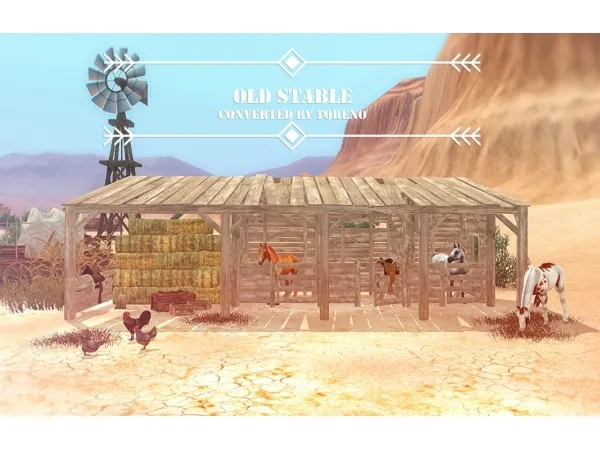 Old Stable - The Sims 3 Custom Content