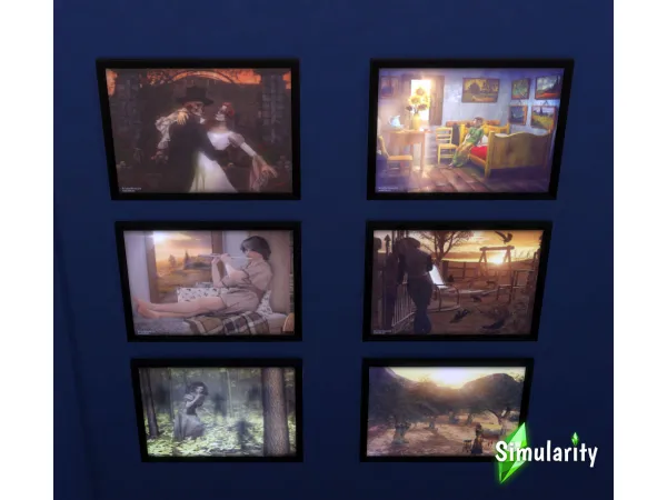 Alpha Original Artworks for the Sims Volume 1 by Simularity - The Sims 4 Custom Content