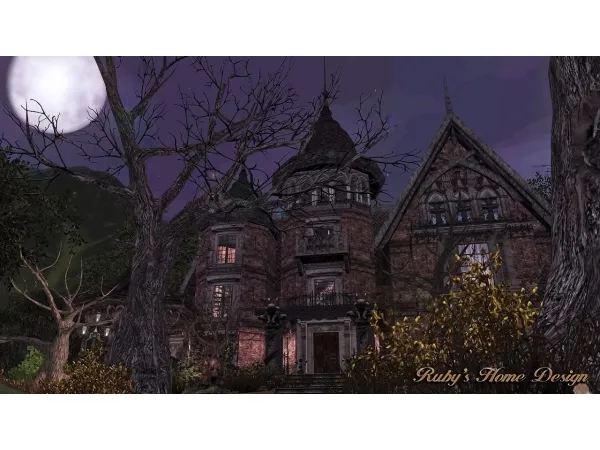 The Gothic Mansion - The Sims 3 Custom Content