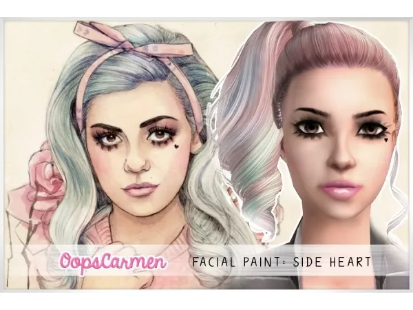 Marina the Diamonds Heart by OopsCarmen - The Sims 2 Custom Content