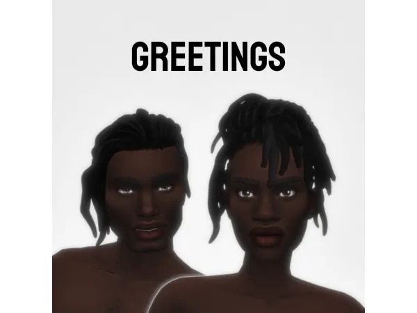 Maxis Match GREETINGS Default Skin by simsfinds - The Sims 4 Custom Content