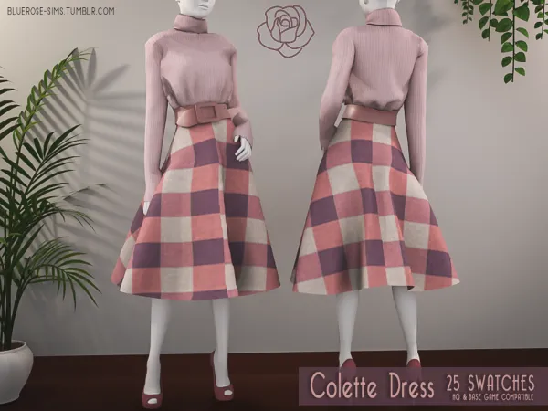 Mix Colette Dress BRsims - The Sims 4 Custom Content