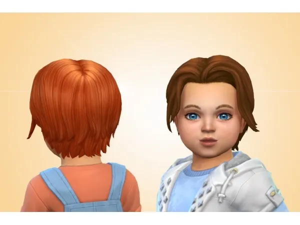 Maxis Match Parted Short for Toddlers - The Sims 4 Custom Content