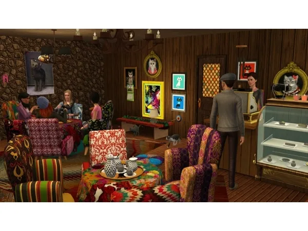 Le Café Miaou - The Sims 3 Custom Content