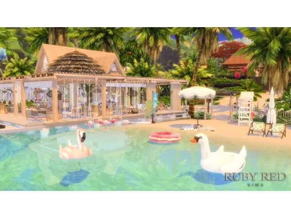 Maxis Match Sulani Surf Bar sims by rubyred - The Sims 4 Custom Content