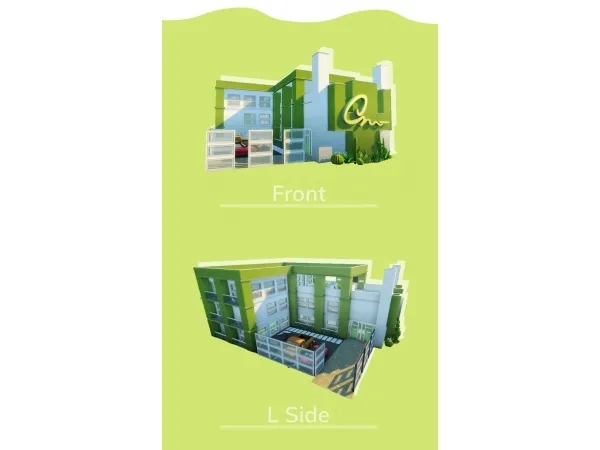 Maxis Match CACTI MOTEL - The Sims 4 Custom Content
