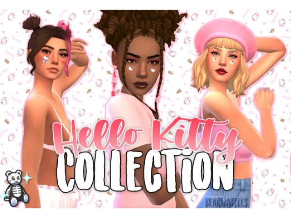 Maxis Match The Hello Kitty Collection - The Sims 4 Custom Content