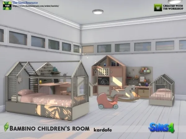 Maxis Match kardofe_Bambino children's room - The Sims 4 Custom Content