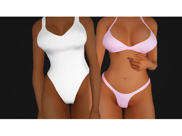 Cakenoodles Bobbyth Swimsuits by simsfinds - The Sims 3 Custom Content