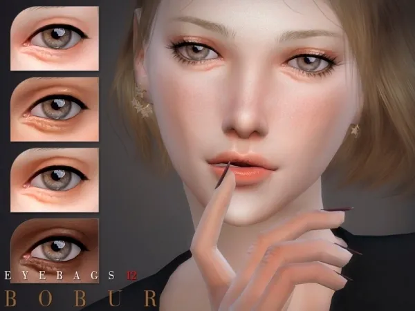Alpha Bobur3's Bobur Eyebags 12 - The Sims 4 Custom Content