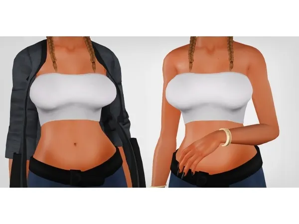 Cakenoodles tubetop by simsfinds - The Sims 3 Custom Content